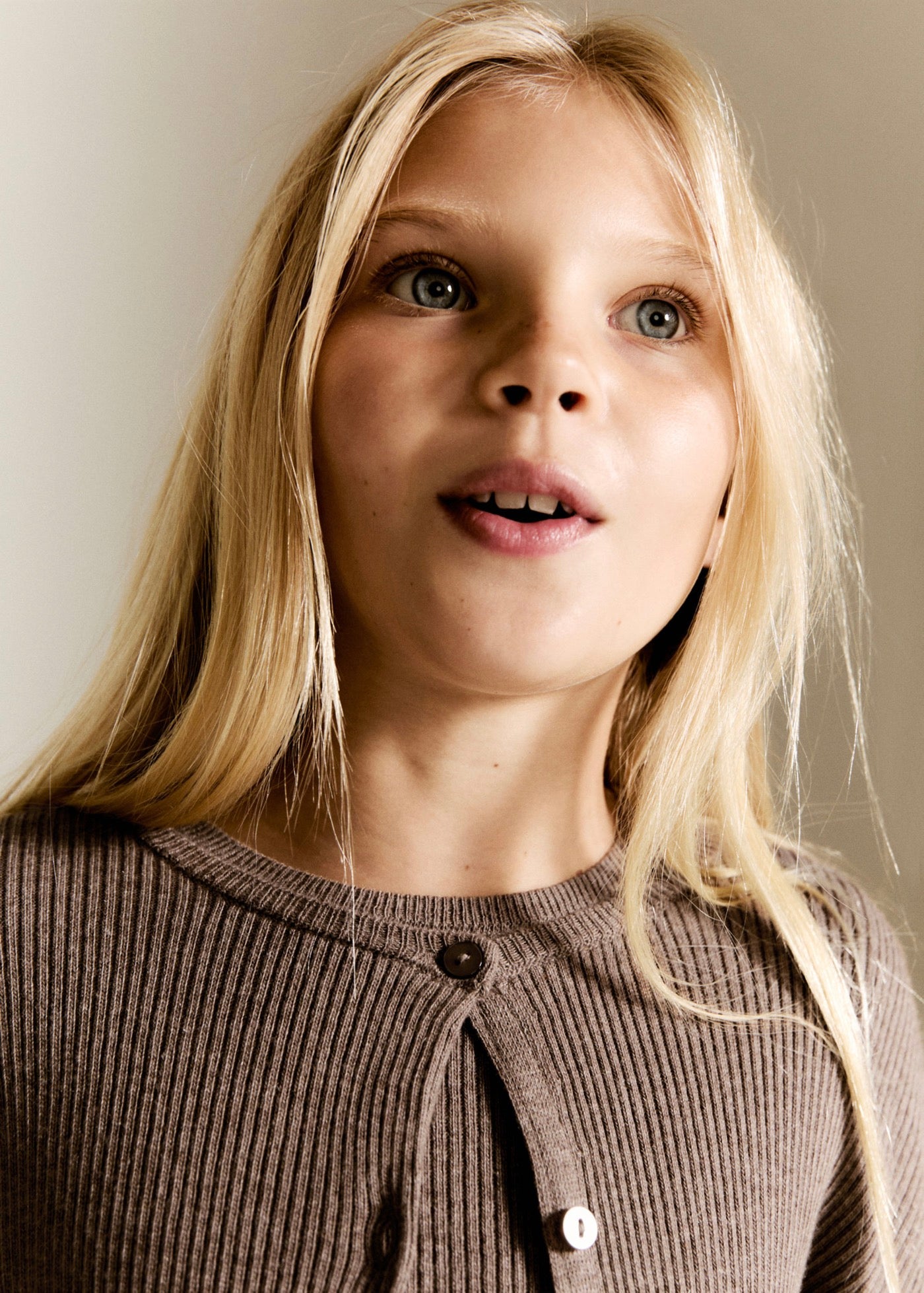 Lyra Brown Cardigan - Girl