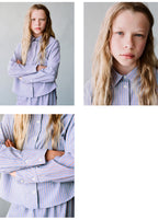 Claudia Blue Shirt - Girl
