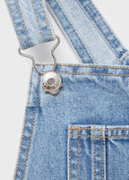 Amara1 Medium Blue Dungarees - Girl