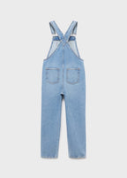 Amara1 Medium Blue Dungarees - Girl