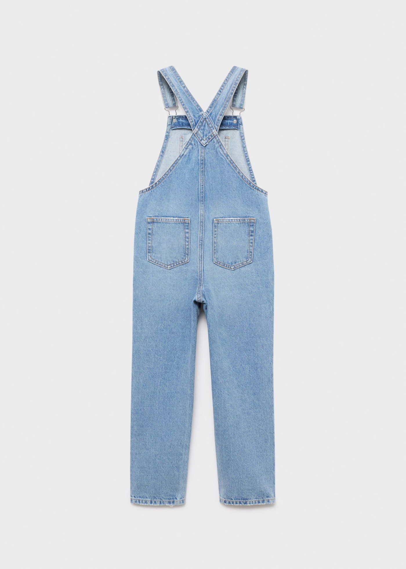 Amara1 Medium Blue Dungarees - Girl