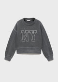 Nyset Anthracite Grey Sweatshirt - Girl