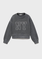Nyset Anthracite Grey Sweatshirt - Girl
