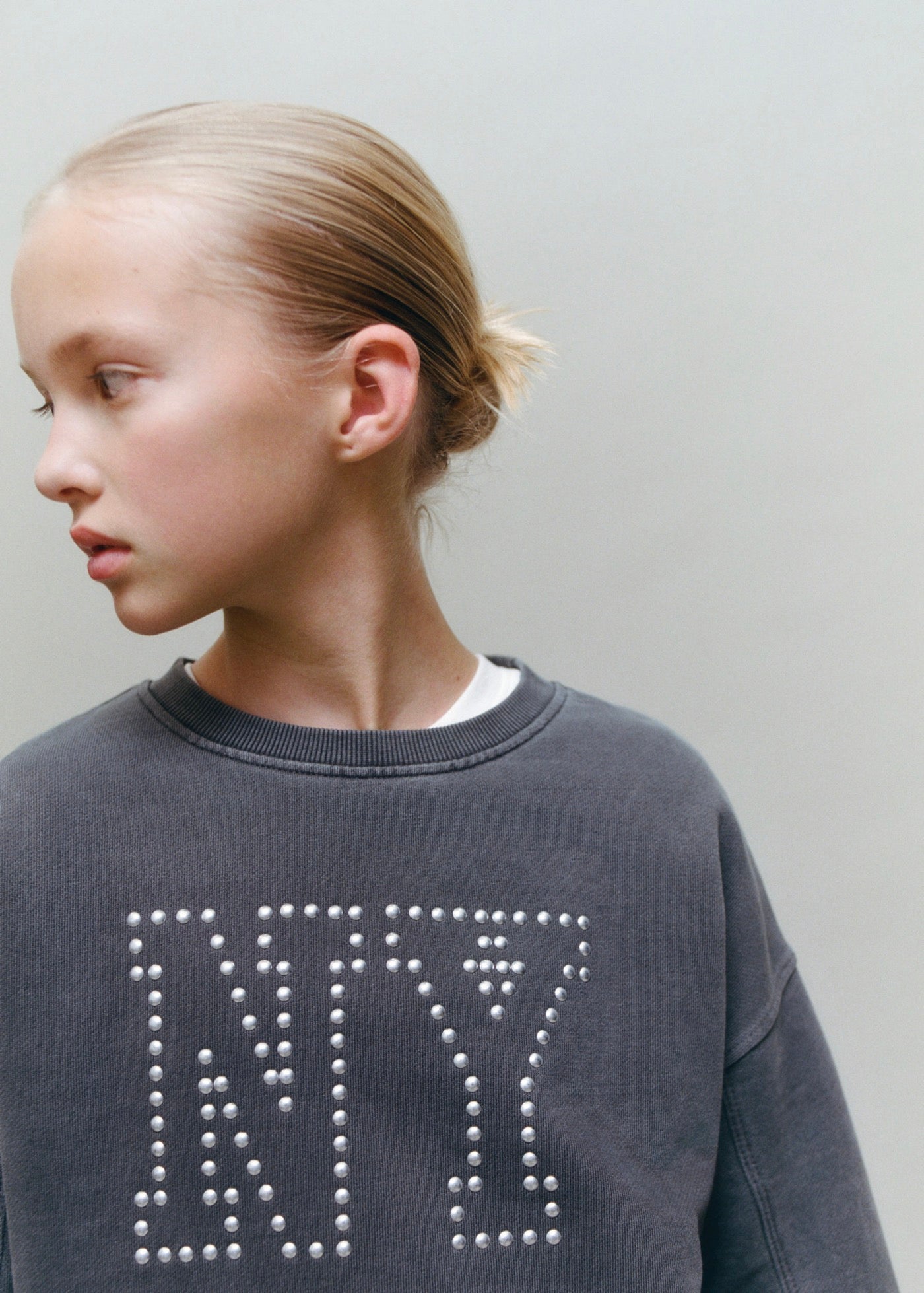 Nyset Anthracite Grey Sweatshirt - Girl