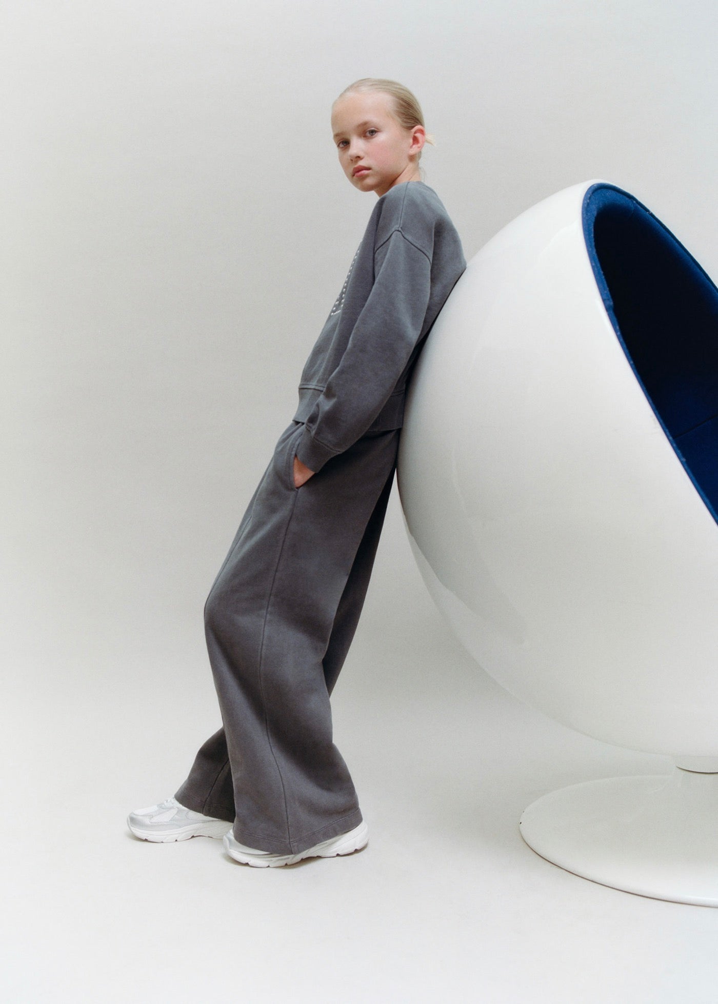 Nyset Anthracite Grey Sweatshirt - Girl