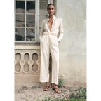 Pantalon Droit Pinces