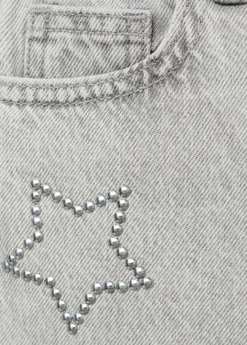 Chelsea Grey Denim Jeans - Girl