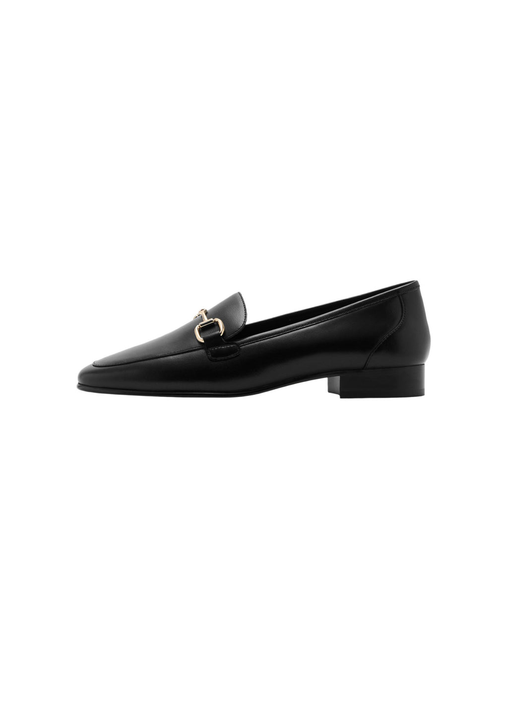 Buckle Leather Loafers