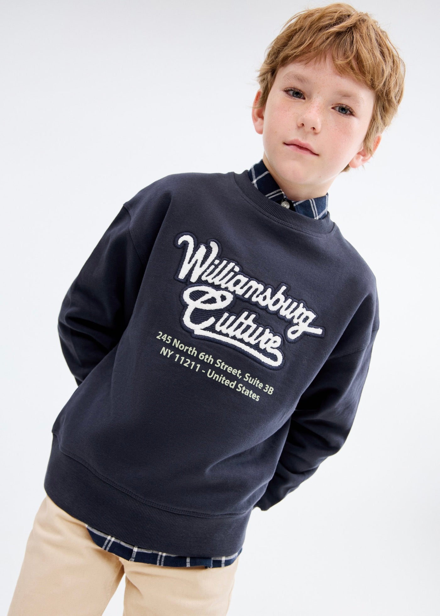 Willi Navy Blue Sweatshirt - Boy