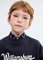 Willi Navy Blue Sweatshirt - Boy