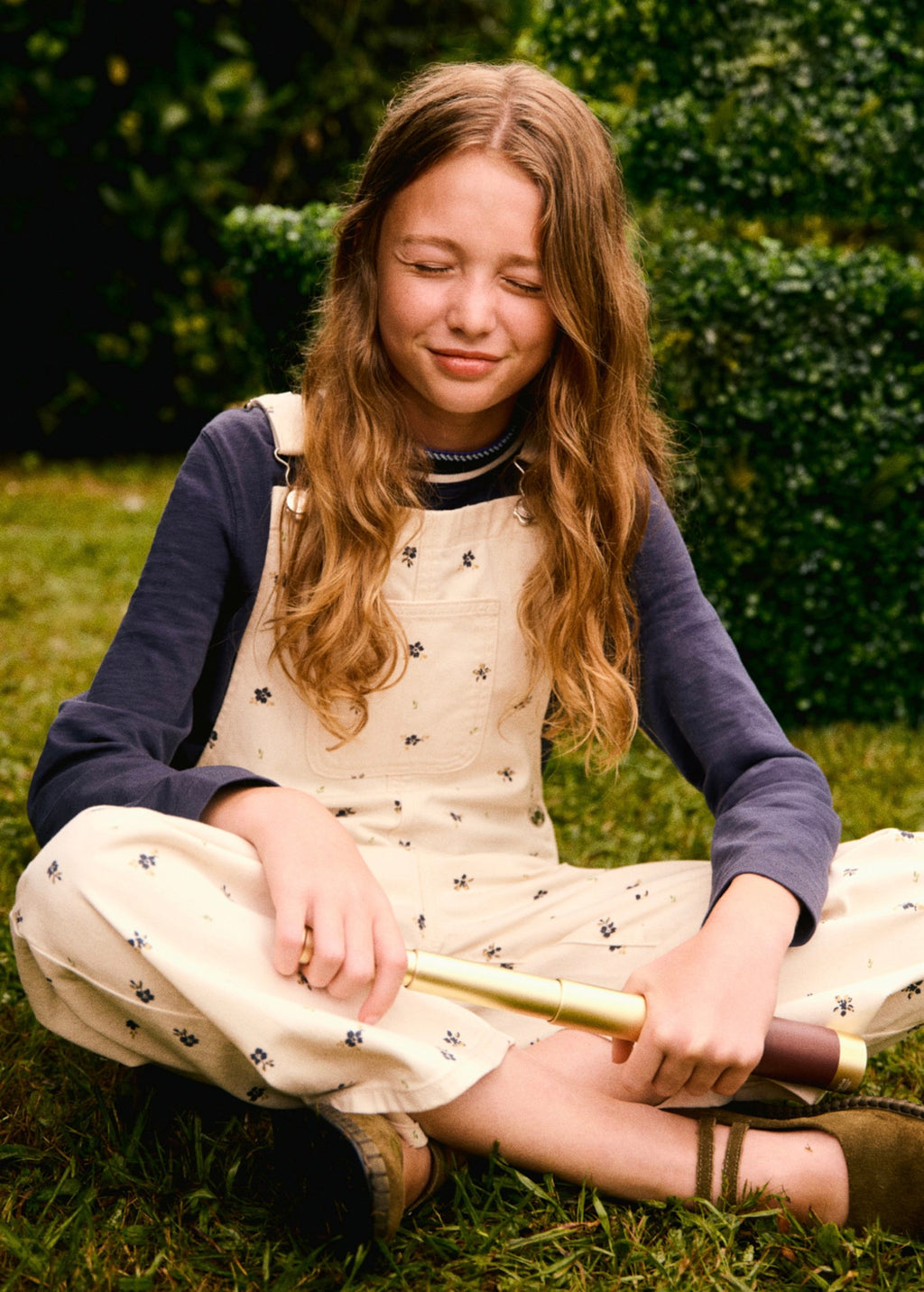 Salopette Hilary Écru - Fille