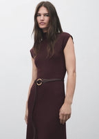 Robe Maille Col Montant
