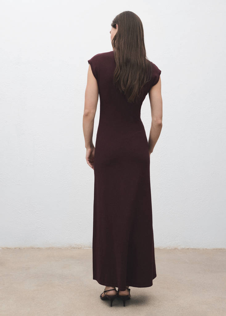 Robe Maille Col Montant