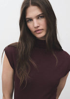 Robe Maille Col Montant