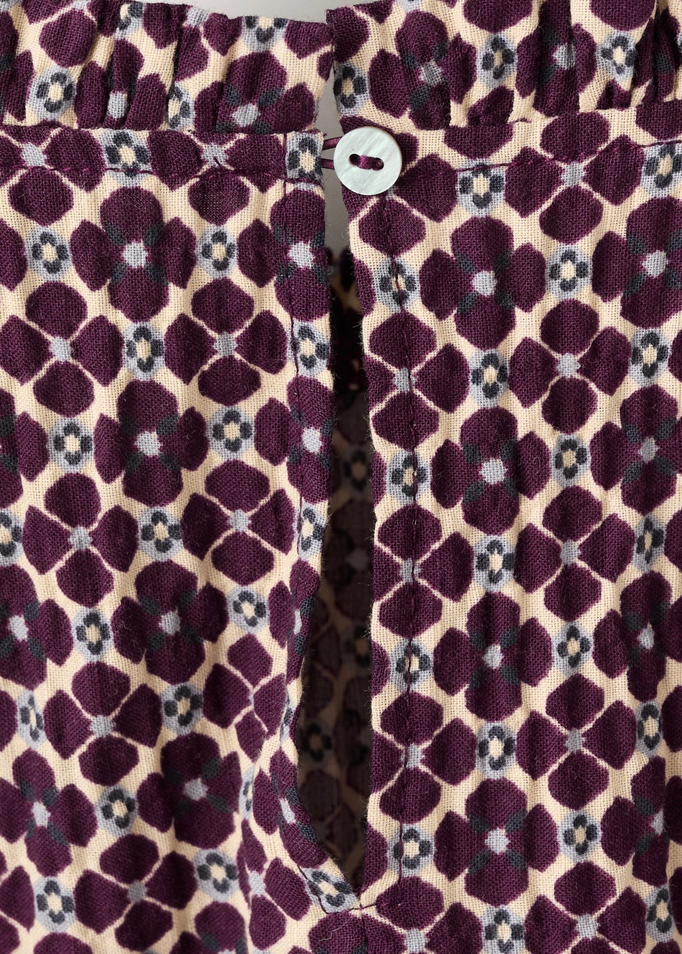 Blouse Margoset Bordeaux - Fille
