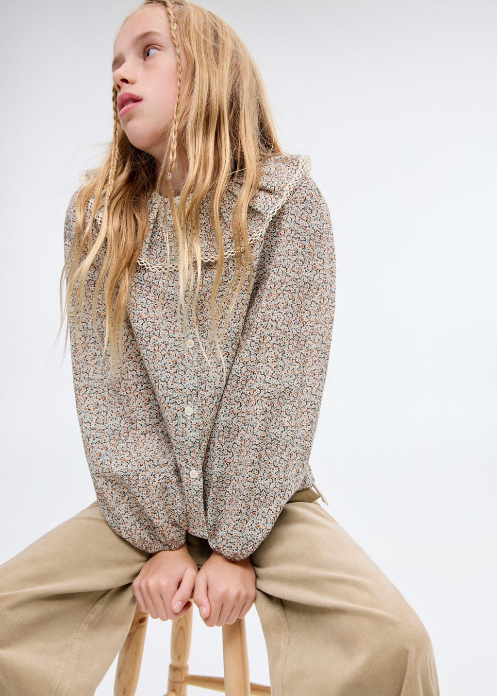 Blouse Hazel Vert - Fille