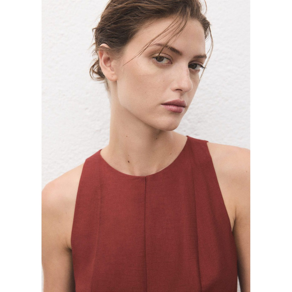 Camelia Dress - Burnt Orange