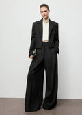 Pantaloni da completo ampi con pinces