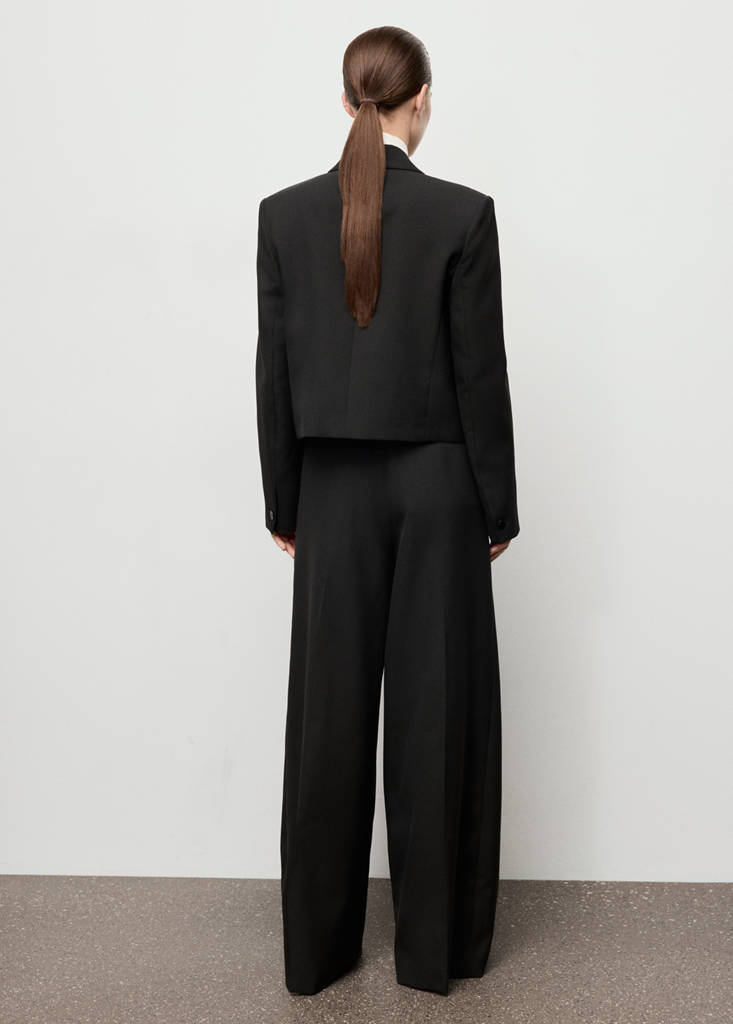 Pantaloni da completo ampi con pinces