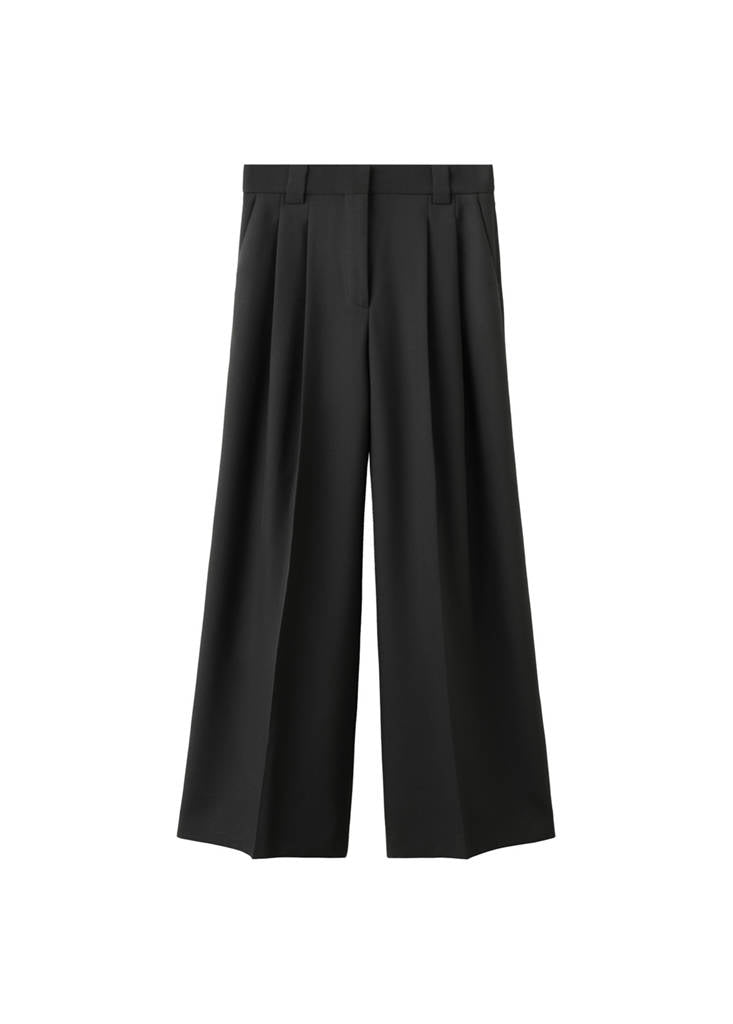 Pantaloni da completo ampi con pinces