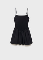 Robe Combinée À Fronces