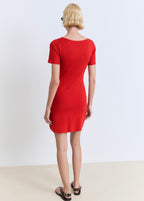 Robe En Maille Décolleté