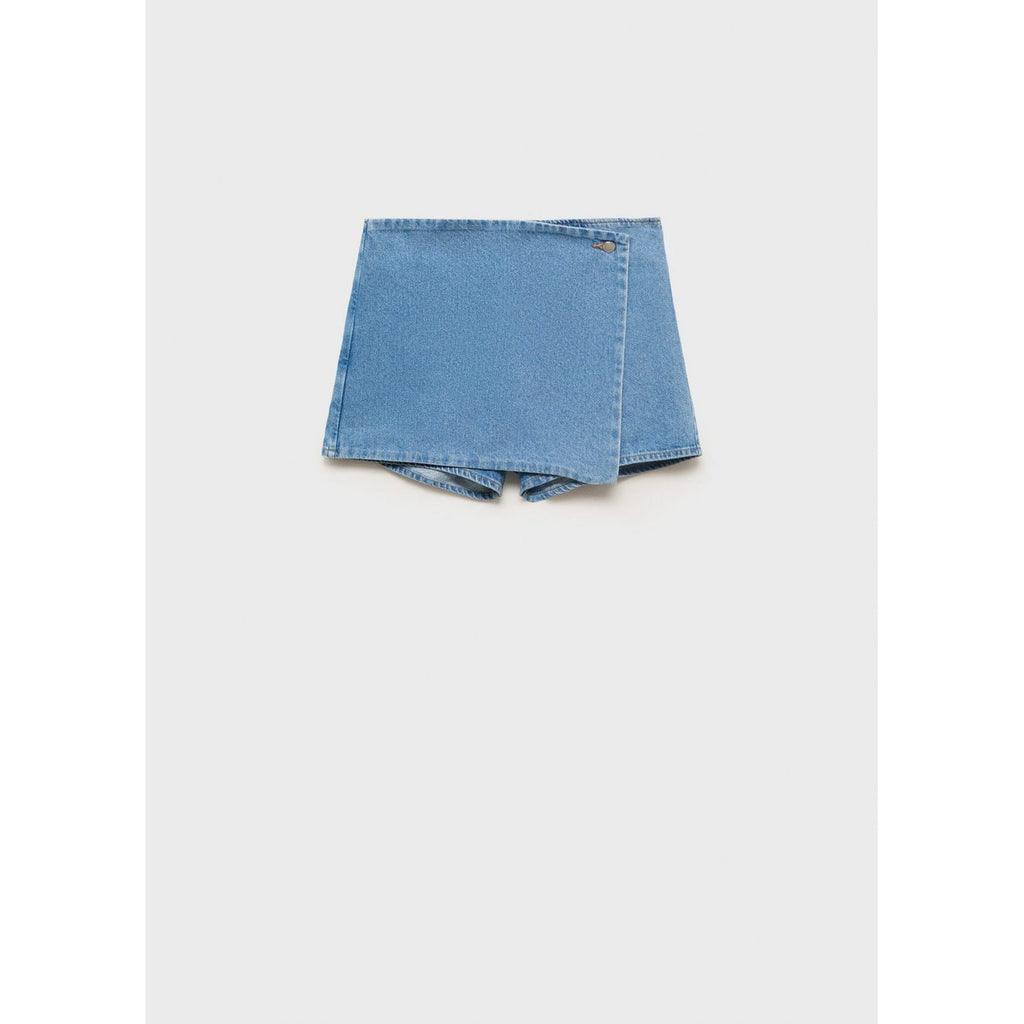 Jupe Short En Jean Croisée