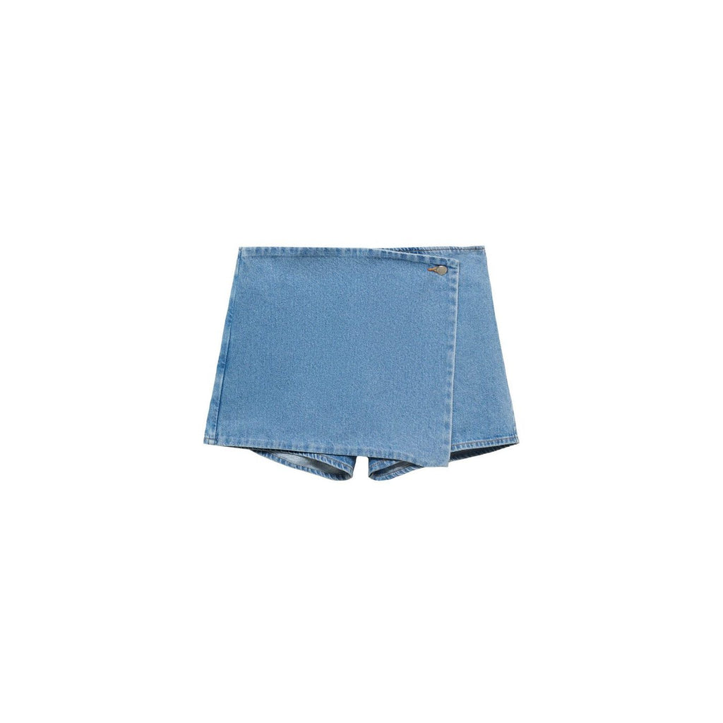 Jupe Short En Jean Croisée