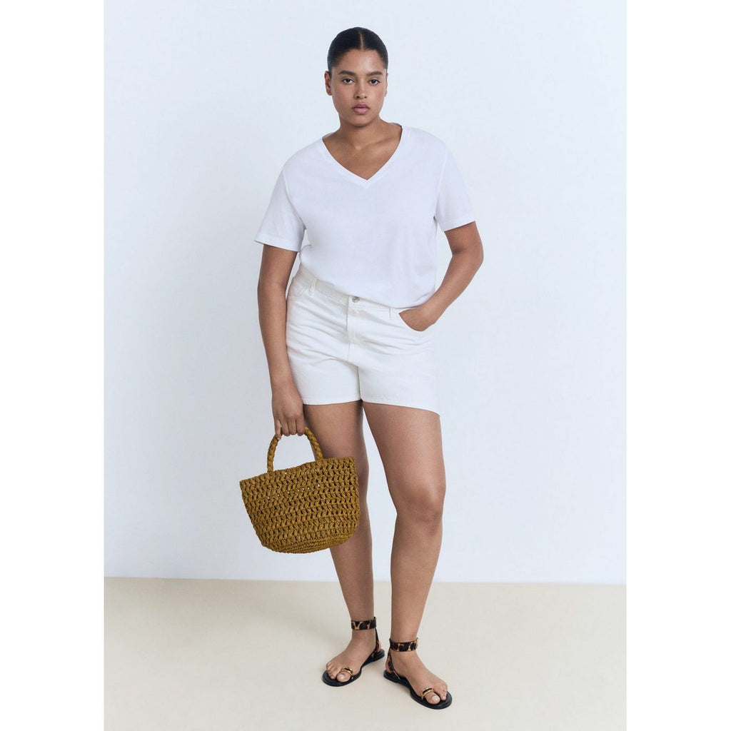 T-Shirt Coton Col En V