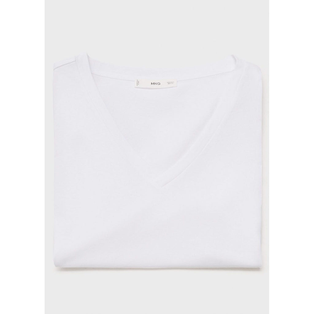 T-Shirt Coton Col En V