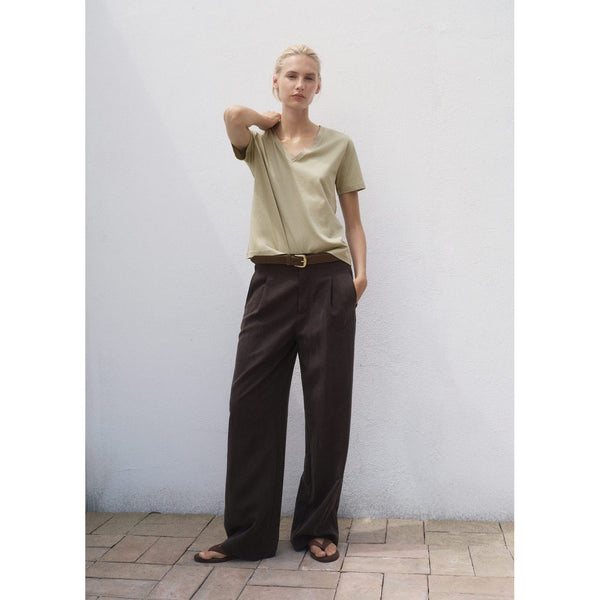 T-Shirt Coton Col En V