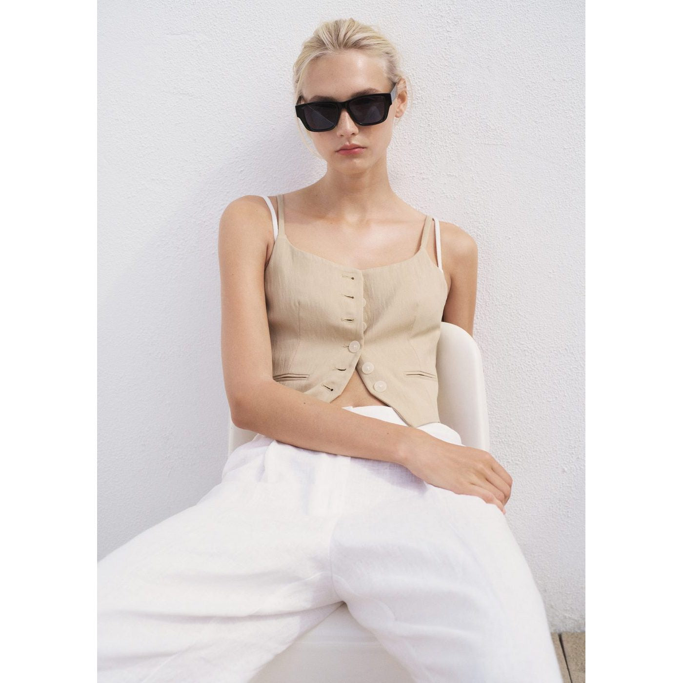 Gilet De Costume Lyocell