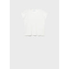 Pull En Maille De Coton Manches Courtes