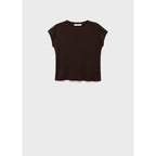 Pull En Maille De Coton Manches Courtes