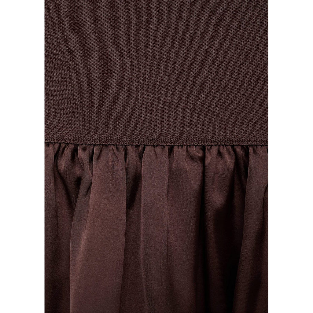 Top Tissu Assorti Dos Croisé
