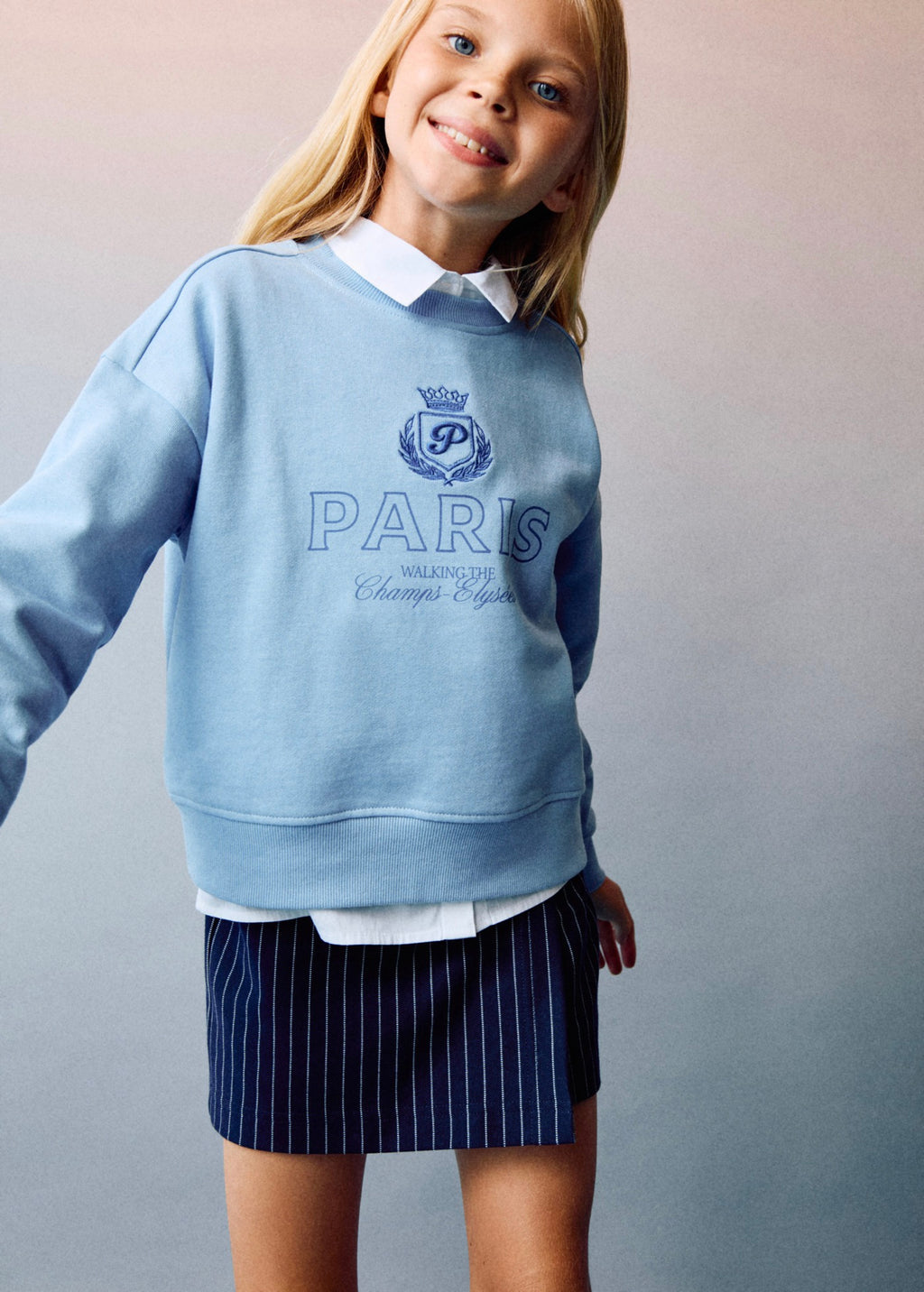 Short Diplom Bleu Marine - Fille
