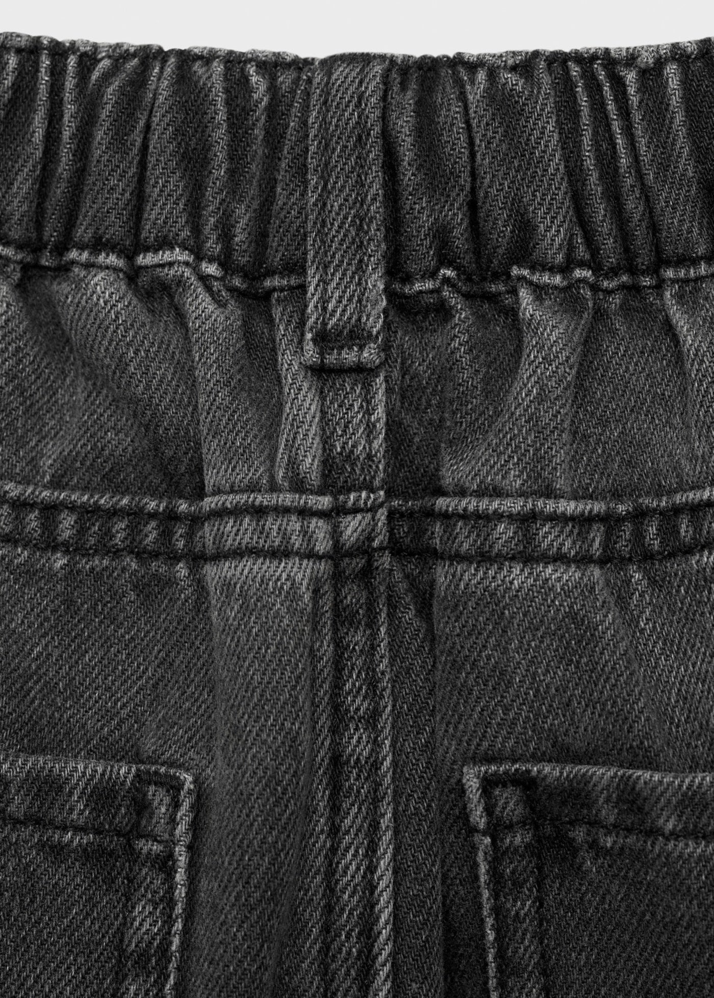 Jean Jogger Denim Noir - Garçon