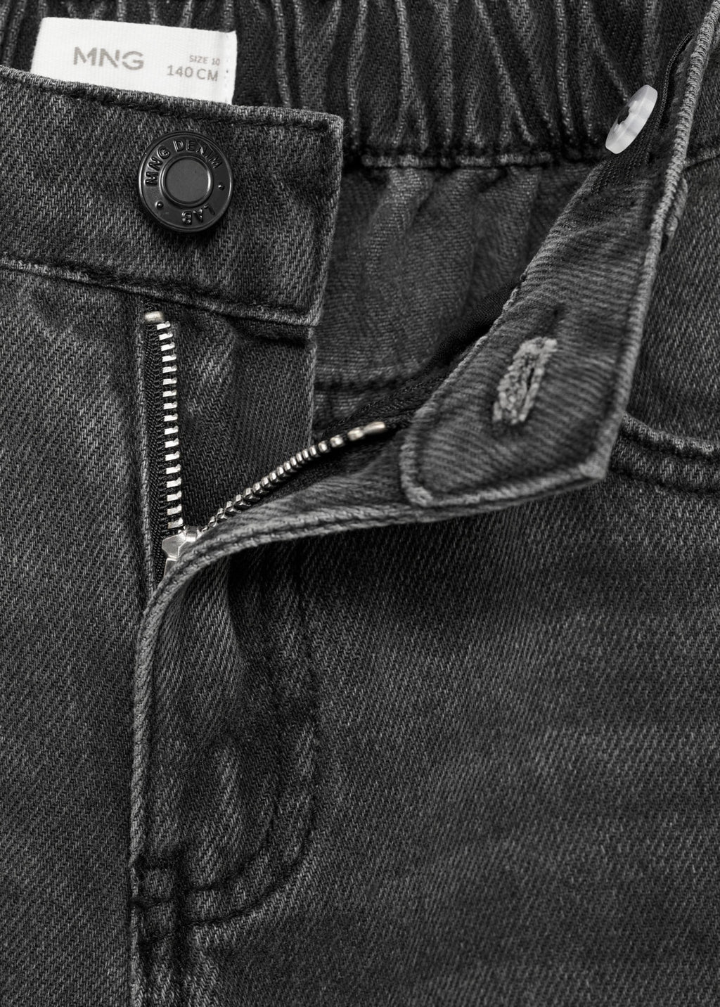Jean Jogger Denim Noir - Garçon