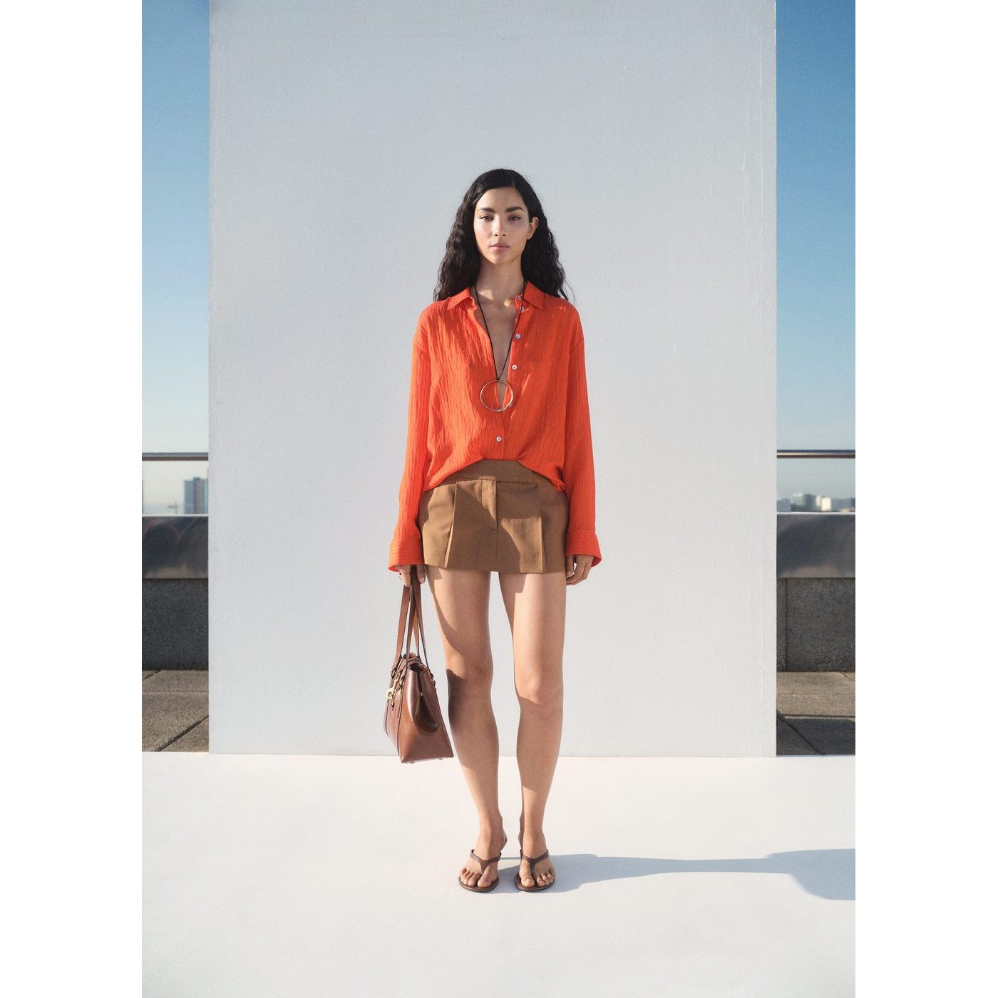 Chemise Oversize Effet Froissé