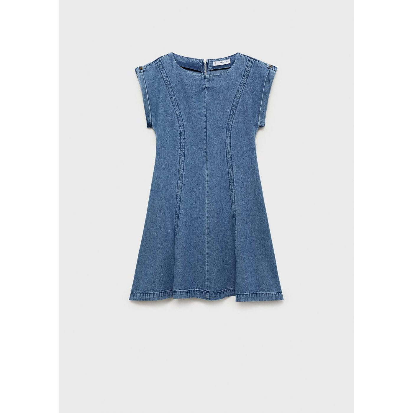 Robe En Jean Détail Coutures