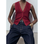 Gilet Maille Fine