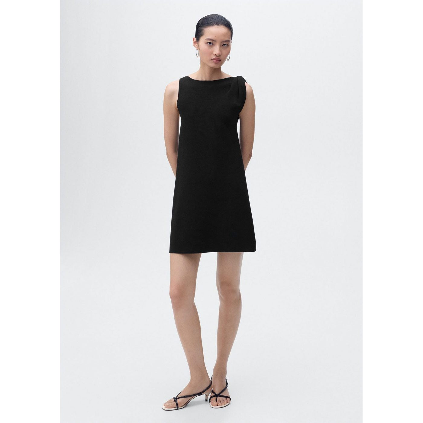 Robe Maille Bretelles Asymétriques