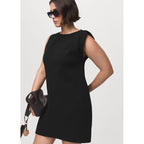 Robe Maille Bretelles Asymétriques