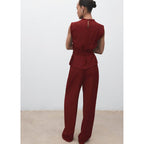 Chemisier Col Drapé Ceinture