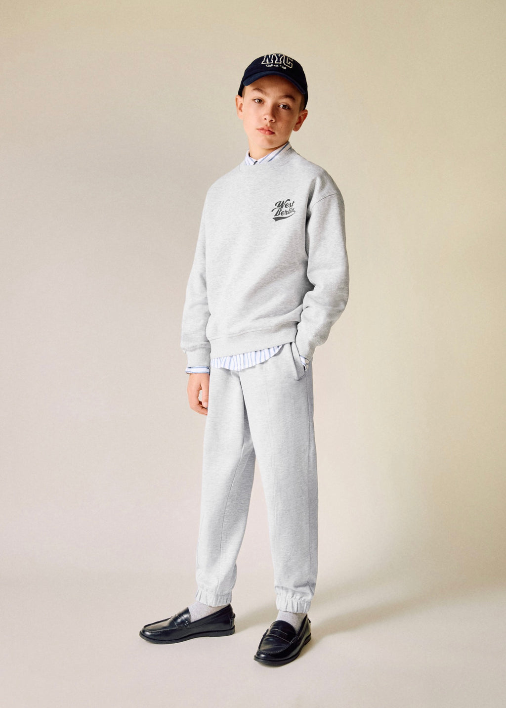 Pantalon Nerve Gris Moyen Chiné - Garçon