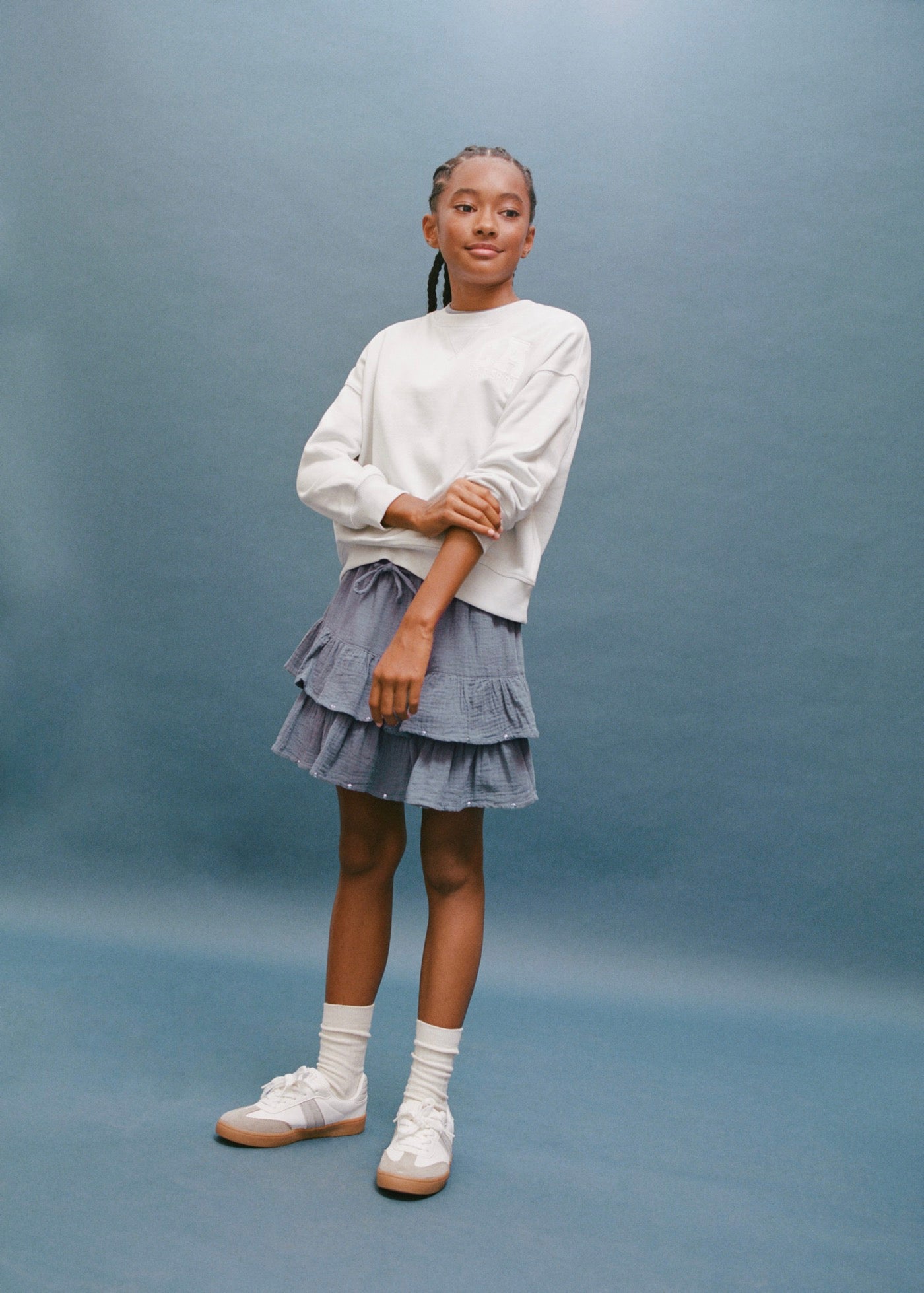Sweat Spirit Bleu Ciel - Fille