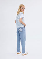 Jean Star Bleu Moyen - Fille