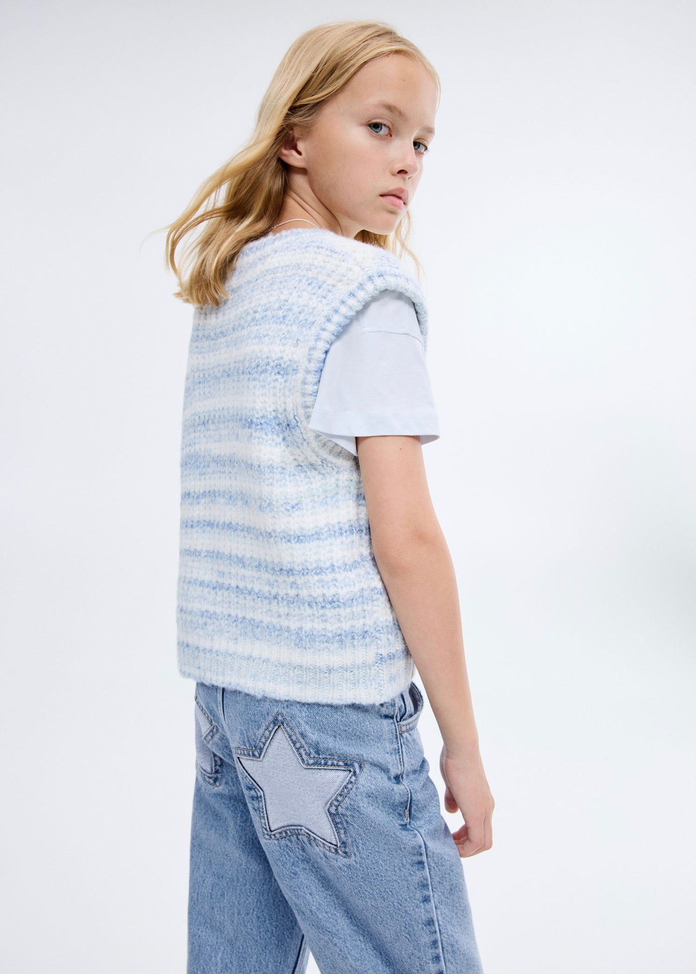 Jean Star Bleu Moyen - Fille