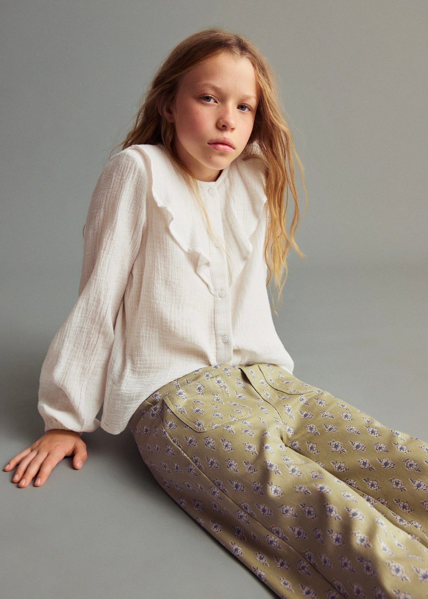 Chemise Lau Écru - Fille