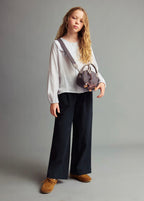 Pantalon Lidia Bleu Marine Foncé - Fille